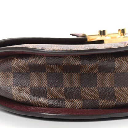 Louis Vuitton Damier Ebene Cuir Taurillon Wight Bordeaux 8 of 12