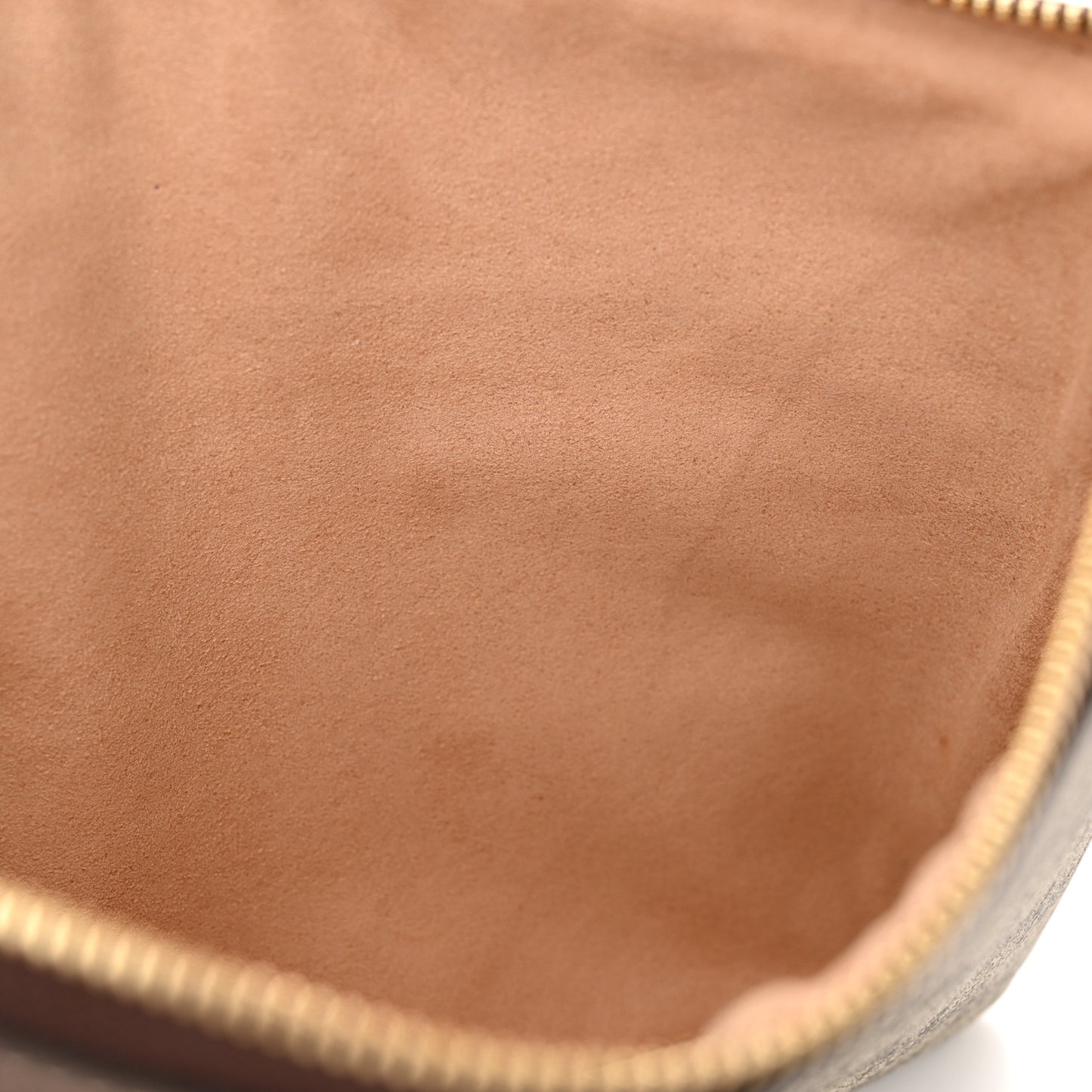 GG Supreme Monogram Large Ophidia Pouch Clutch Brown