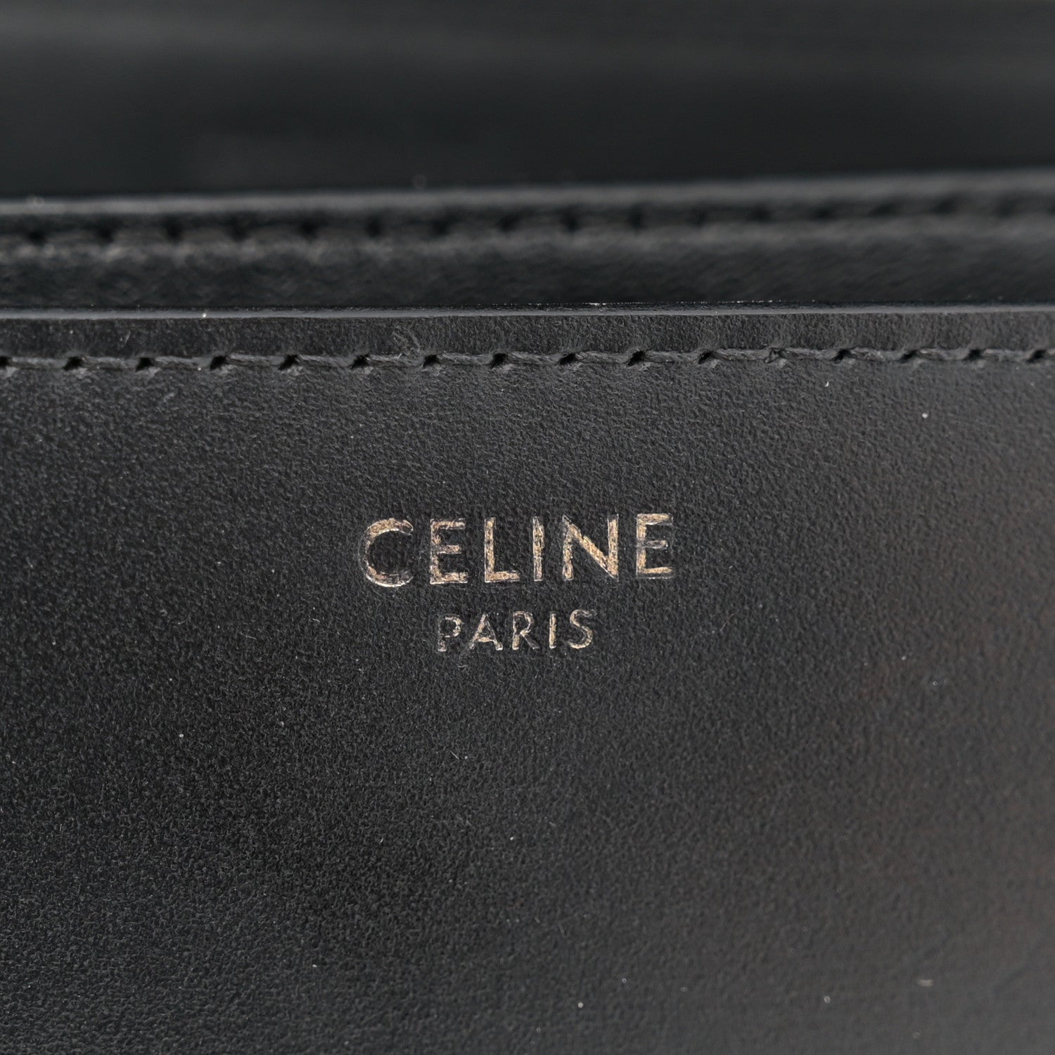 Celine Box Calfskin Medium Classic Box Flap Bag Black 6 of 14