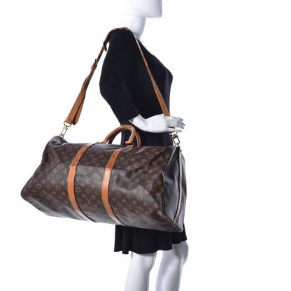 Louis Vuitton Monogram Keepall Bandouliere 55 3 of 14