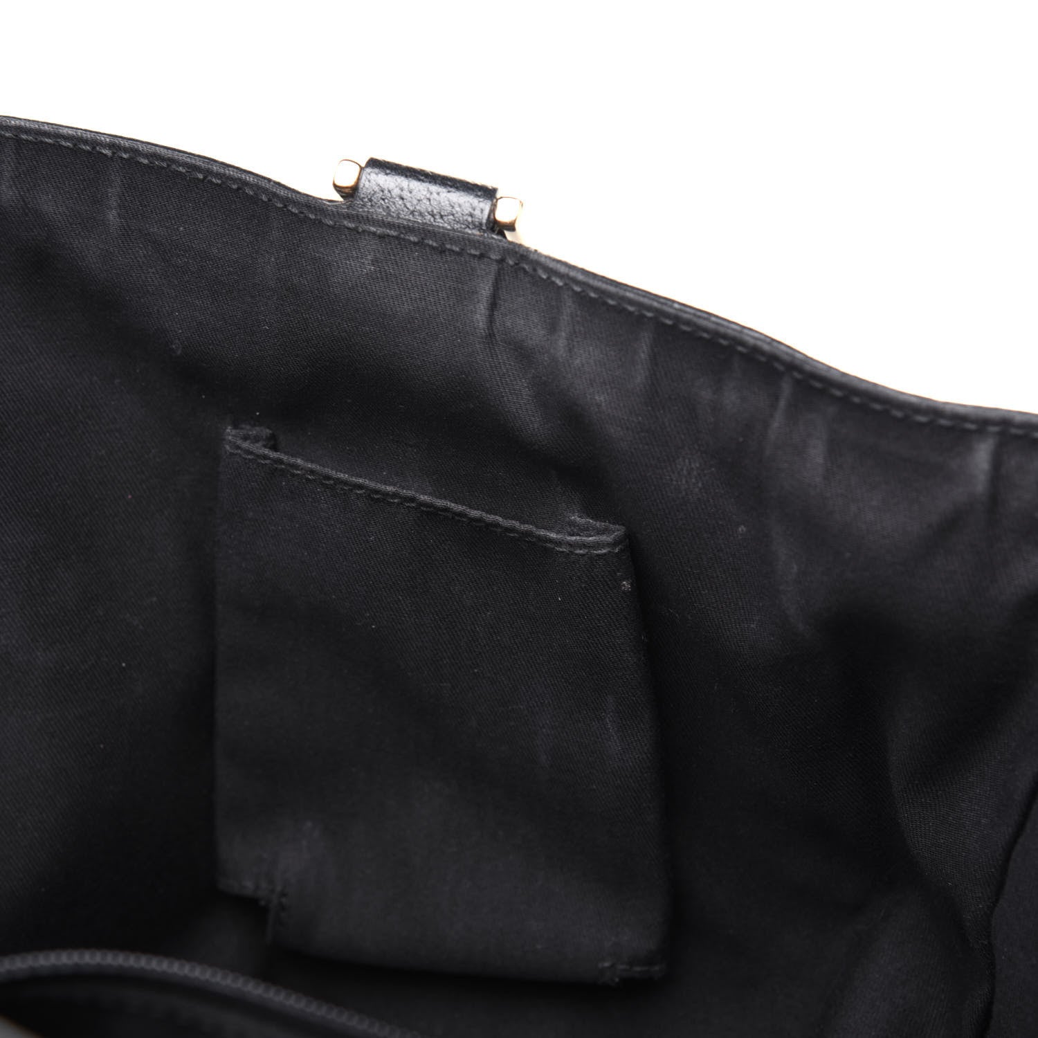 Gucci Monogram Small Abbey Tote Black 11 of 12