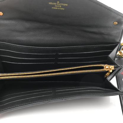 Louis Vuitton Calfskin New Wave Long Wallet Black 5 of 6