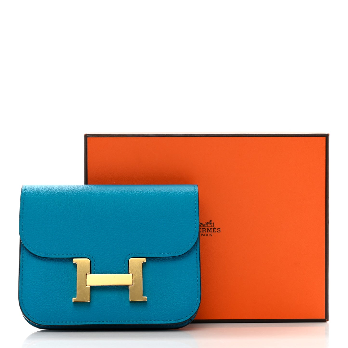 Evercolor Bi-Color Constance Slim Wallet Bleu Frida Rose Mexico
