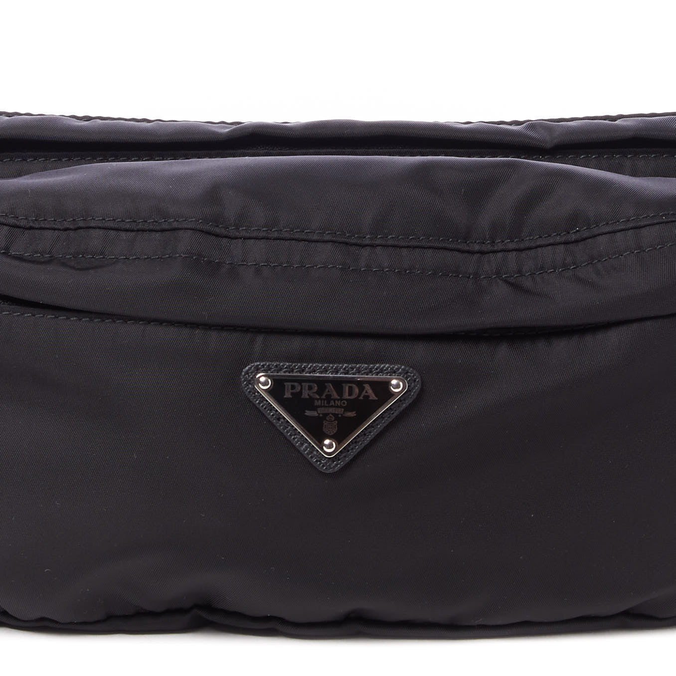 Prada Tessuto Nylon Montagna Belt Bag Black 4 of 7