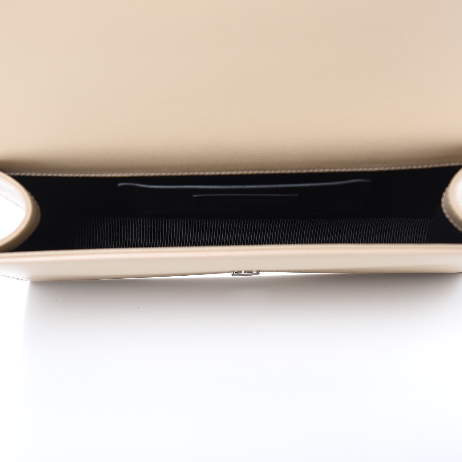 Saint Laurent Grain De Poudre Classic Kate Monogram Clutch Nude Powder 4 of 8