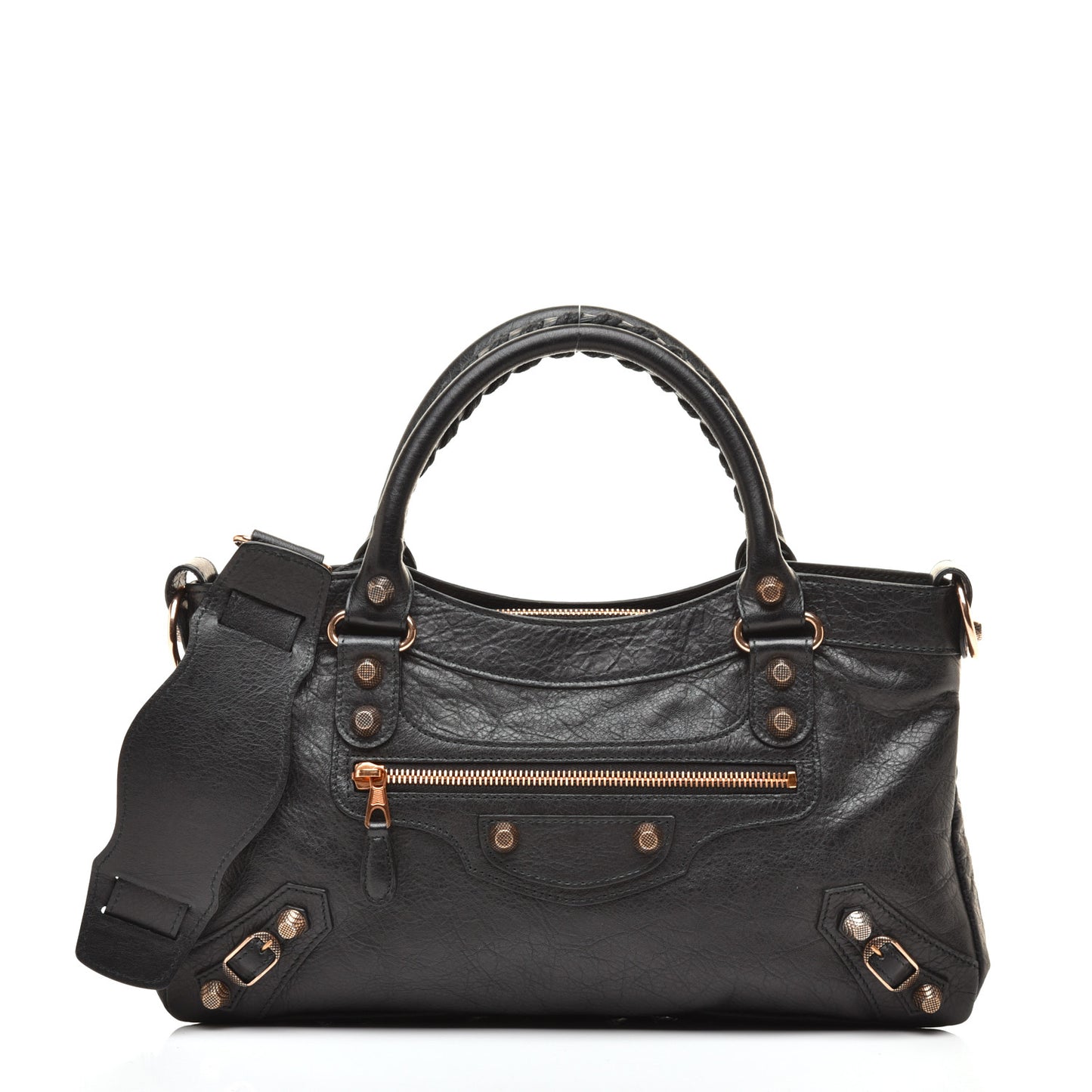 Agneau Giant 12 Rose Gold Hardware First Black
