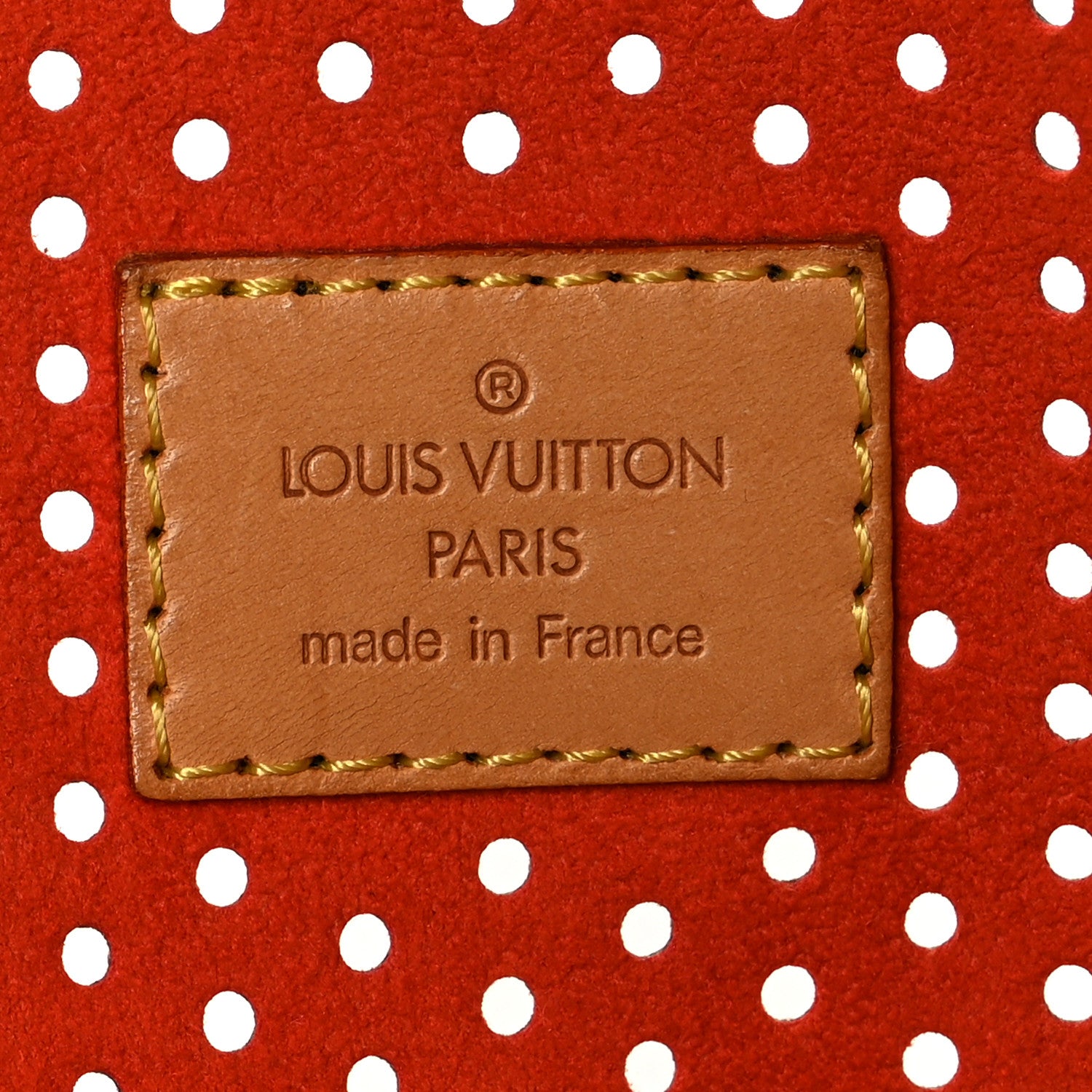 Louis Vuitton Monogram Perforated Speedy 30 Orange 6 of 11