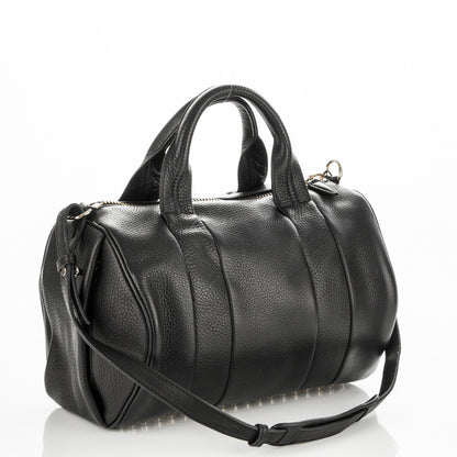 Alexander Wang Soft Pebbled Lambskin Rocco Black Pale Gold Hardware 2 of 7