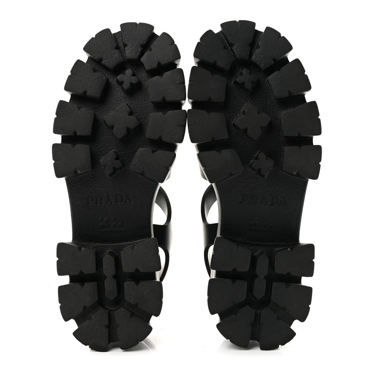 Foam Rubber Triangle Logo Monolith 55mm Cage Sandals 38 Black