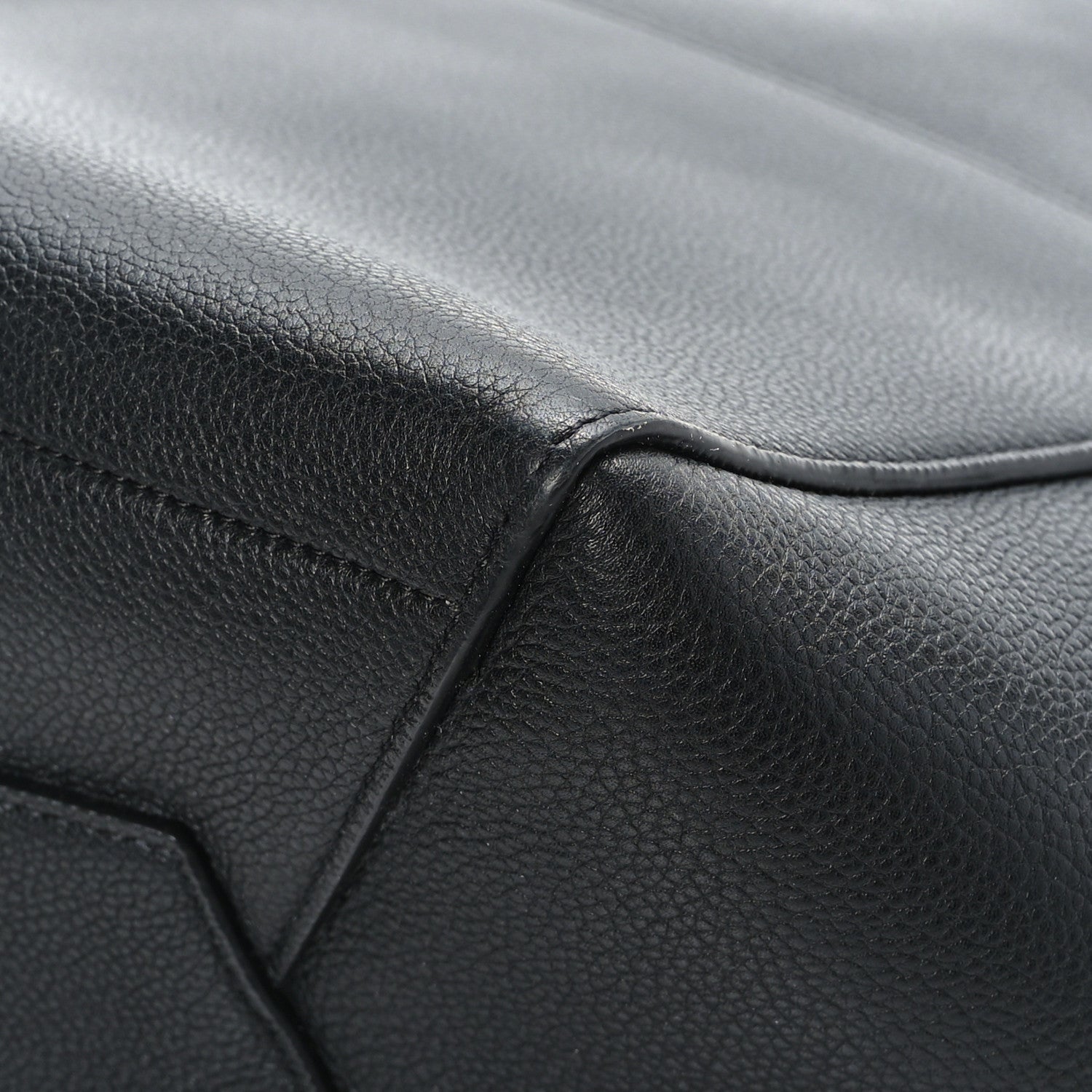 Celine Soft Grained Calfskin Sangle Bucket Bag Black 10 of 10