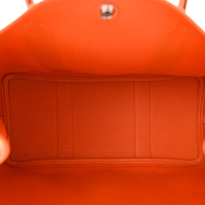 Hermes Toile Negonda Garden Party 36 MM Orange 5 of 13