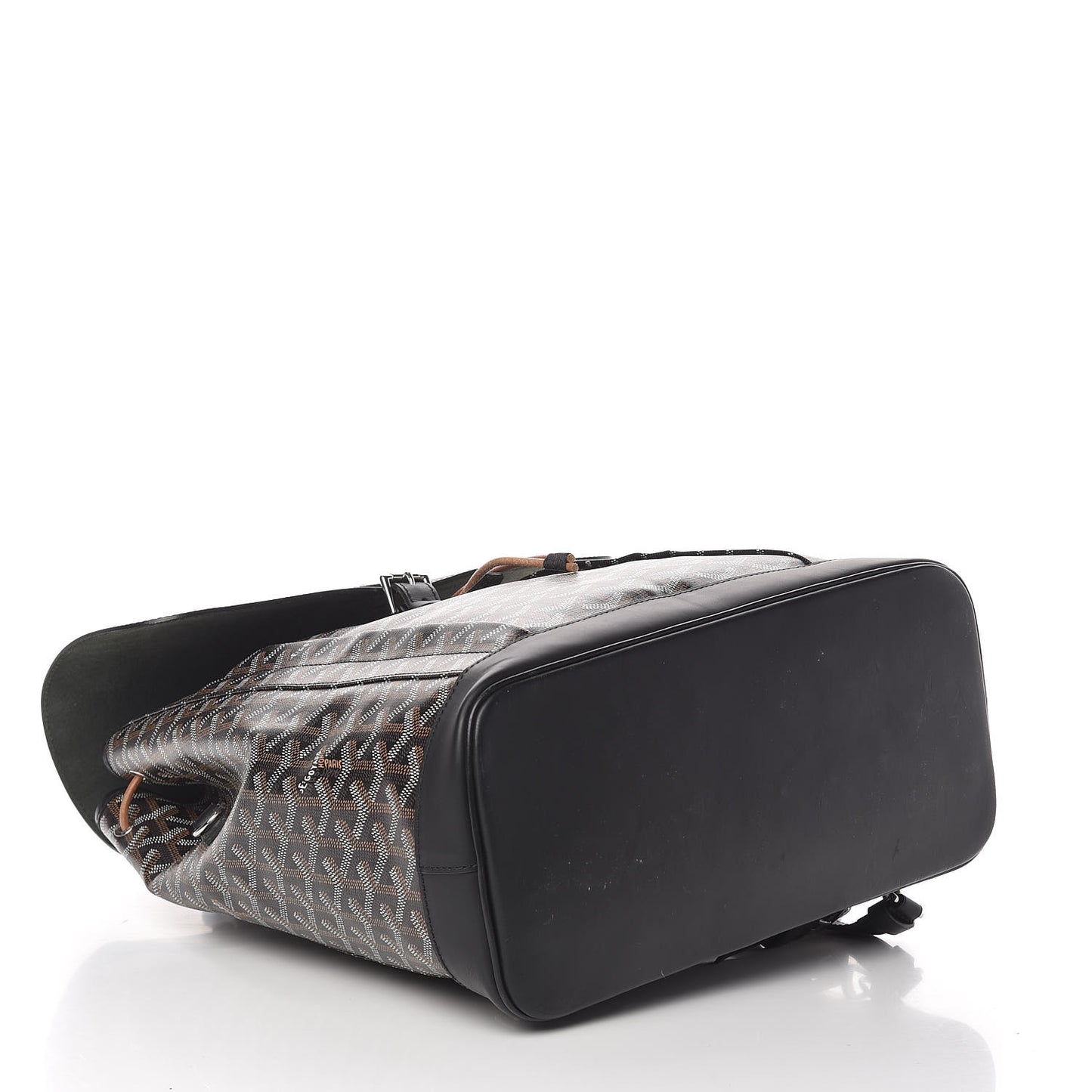 Goyardine Calfskin Alpin Backpack Black