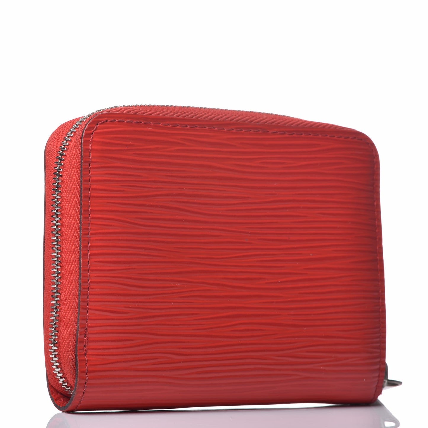 Epi Zippy Coin Purse Coquelicot