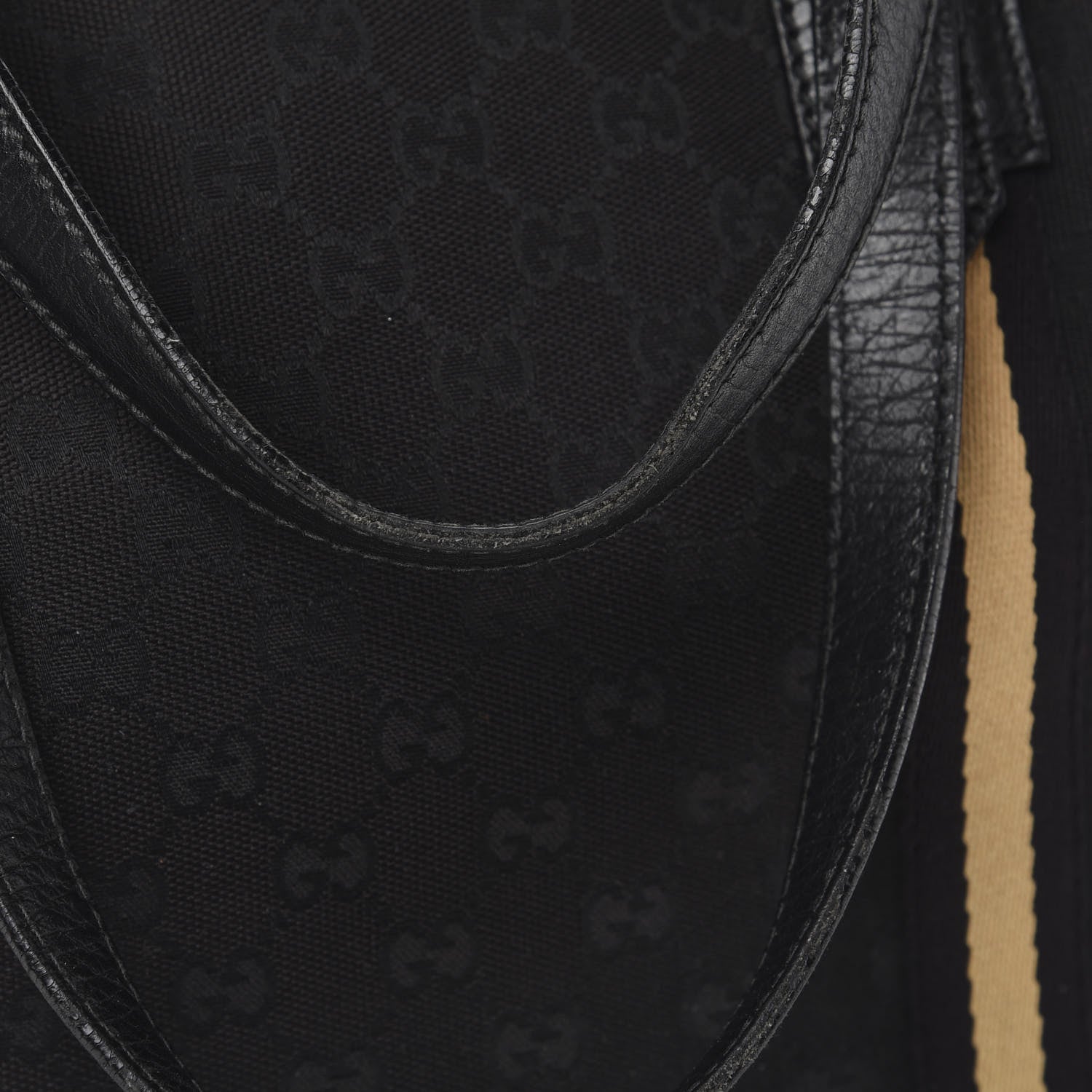 Gucci Monogram Large Jolicoeur Tote Black 11 of 13