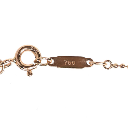 Tiffany 18K Rose Gold Diamond Crown Key Pendant Necklace 5 of 5