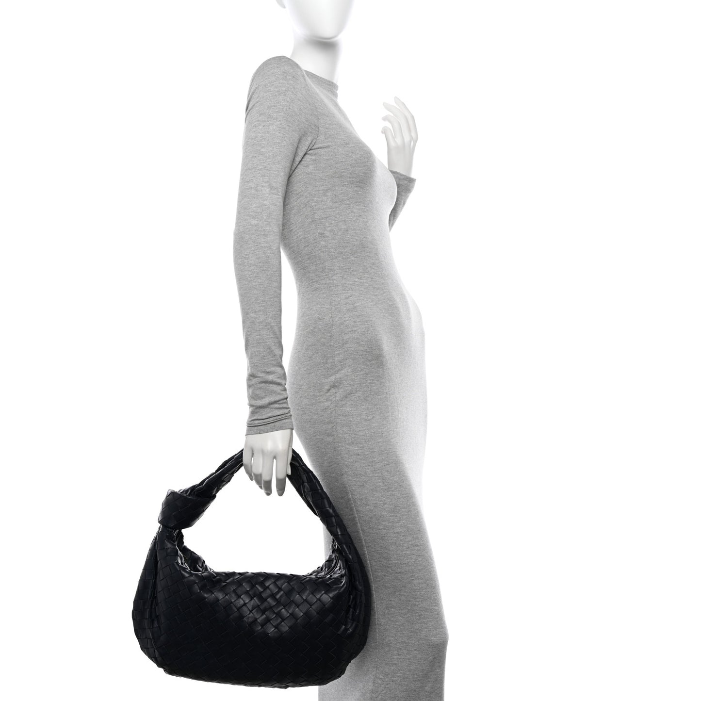 Nappa Intrecciato Small Jodie Hobo Space