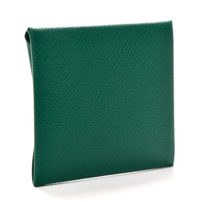 Hermes Epsom Bastia Coin Purse Vert Vertigo 3 of 6