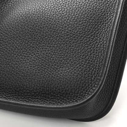 Hermes Taurillon Clemence Evelyne TPM Black 11 of 12