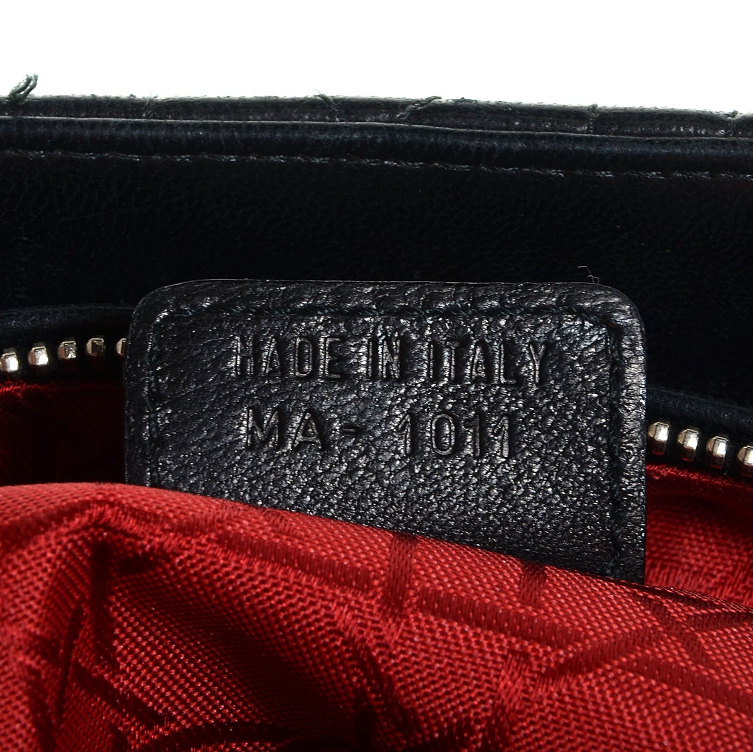 Christian Dior Lambskin Cannage Medium Lady Dior Black 7 of 7
