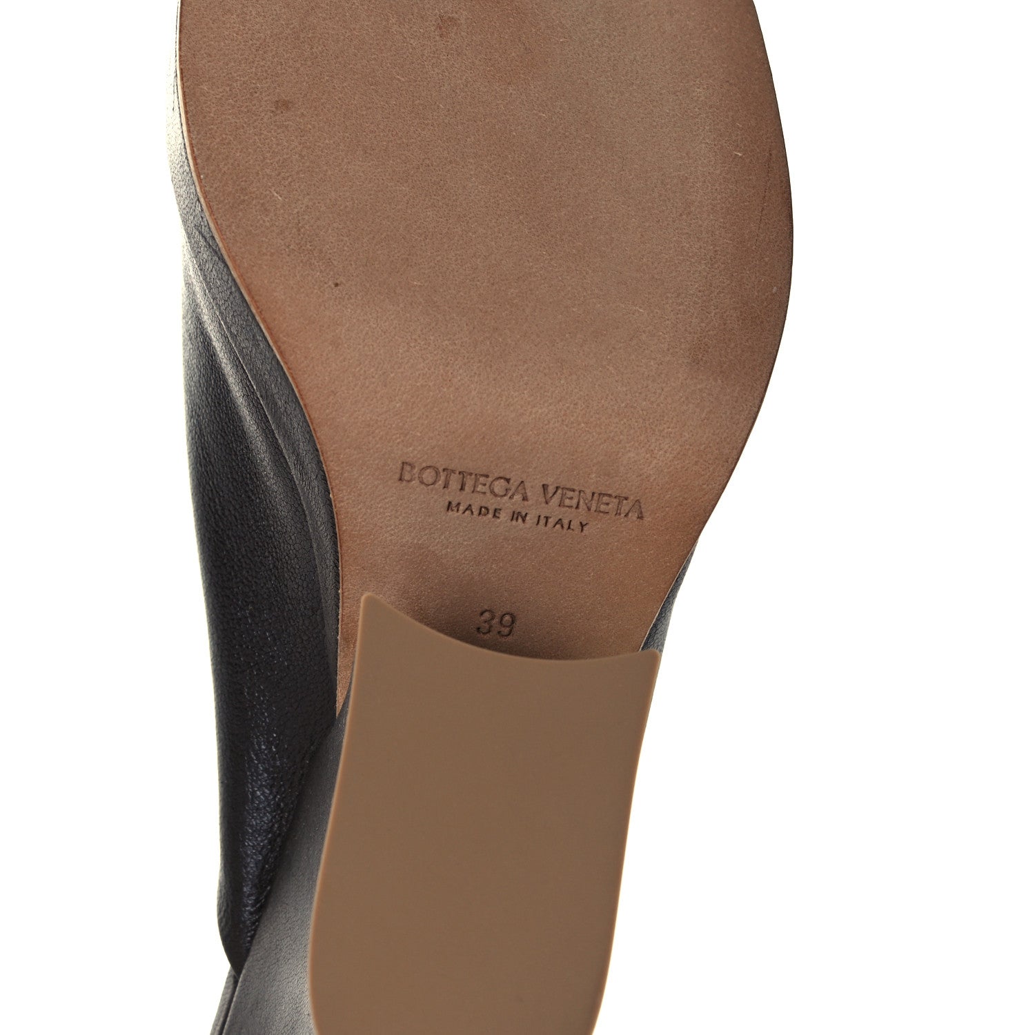Bottega Veneta Nappa Stack Mule Sandals 39 Fondente 8 of 9