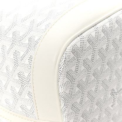 Goyard Goyardine Petit Flot Bucket Bag PM White 9 of 12
