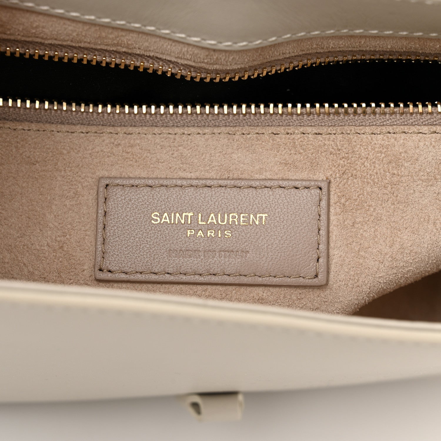 Saint Laurent Smooth Calfskin Le 5 A 7 Hobo Blanc Vintage 6 of 10