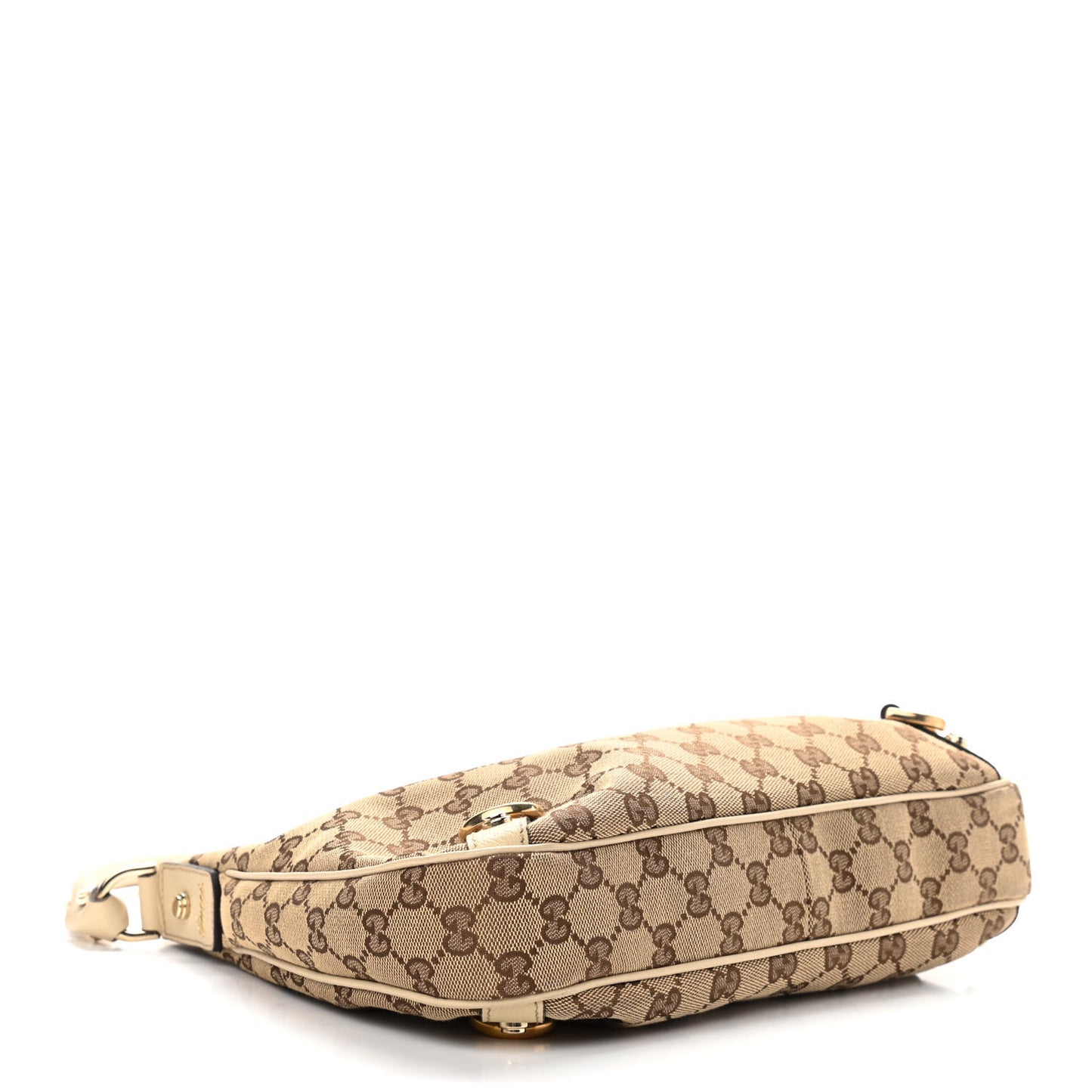 Monogram Medium Abbey D Ring Hobo Off White
