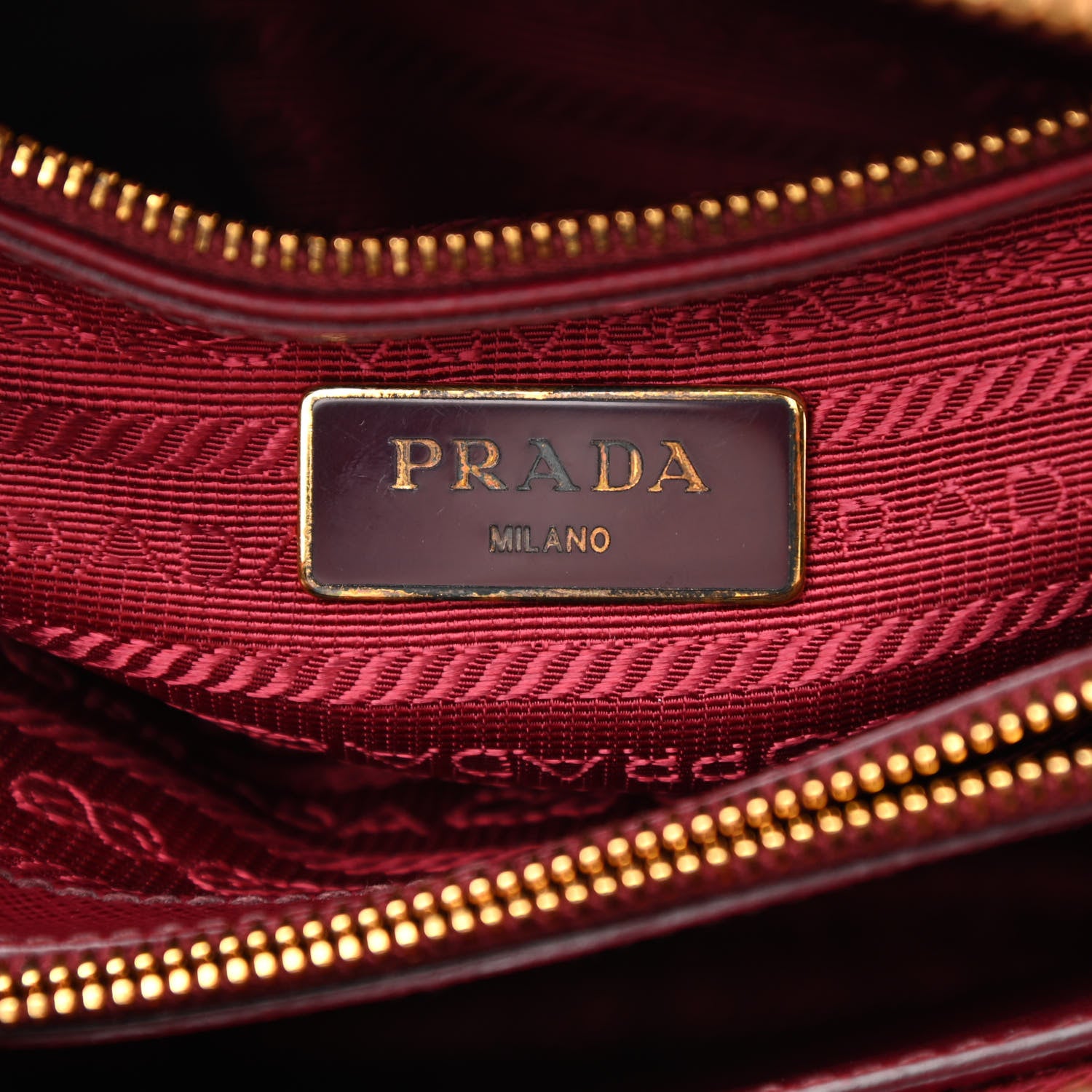 Prada Saffiano Lux Small Promenade Tote Cerise 6 of 10
