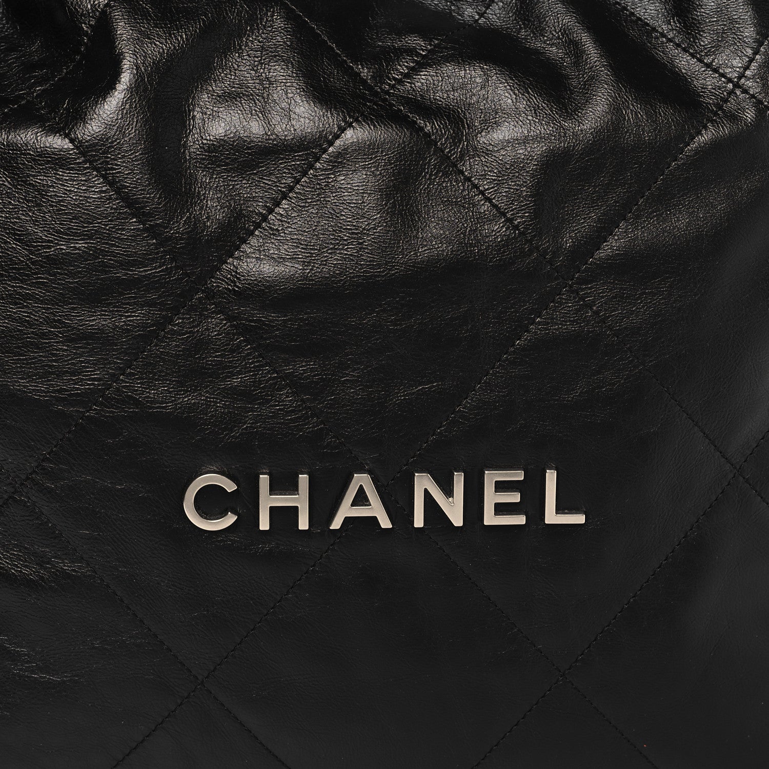 Chanel Shiny Calfskin Quilted Chanel 22 Black 9 of 11