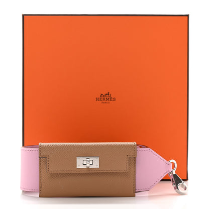 Hermes Swift Epsom Pocket Kelly Shoulder Strap Mauve Sylvestre Chai 6 of 6