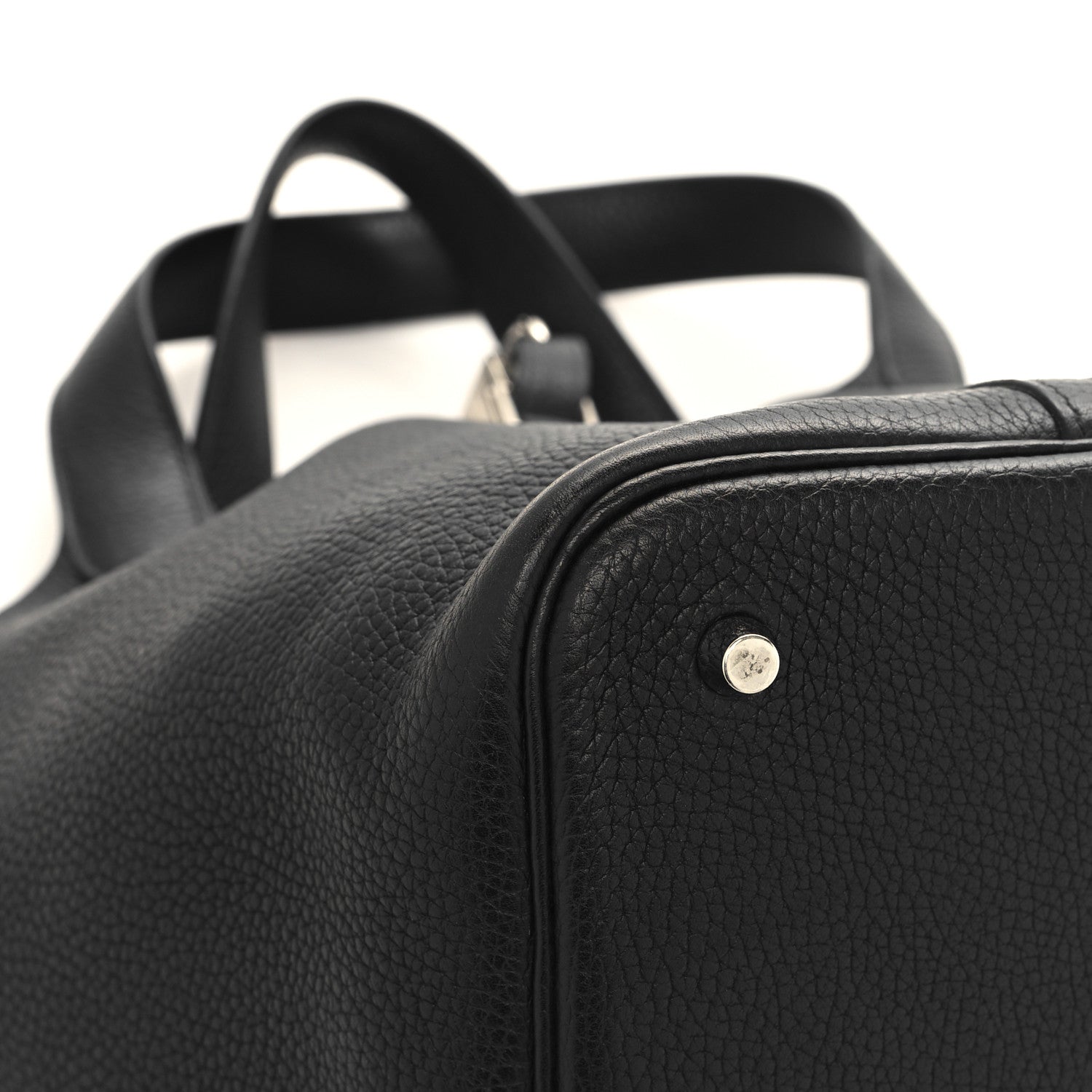Hermes Taurillon Clemence Picotin Lock 22 MM Black 9 of 12