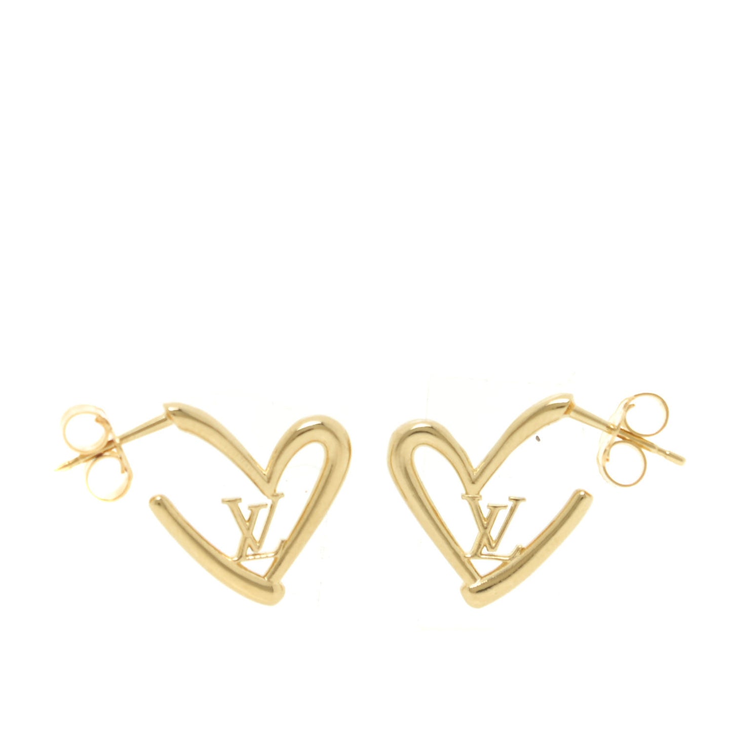 Fall In Love Heart Earrings PM Gold