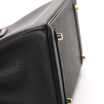 Hermes Togo Matte Alligator Birkin Touch 30 Black 9 of 36