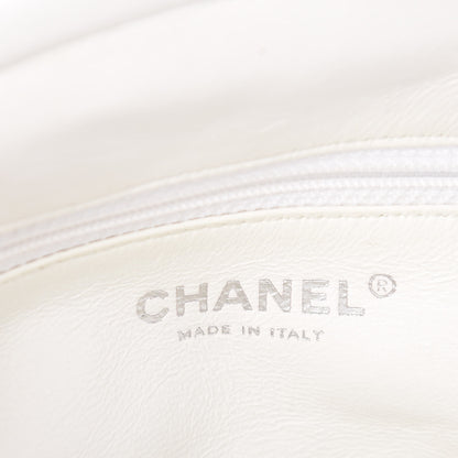 Chanel Caviar Quilted Timeless Clutch White 6 of 10