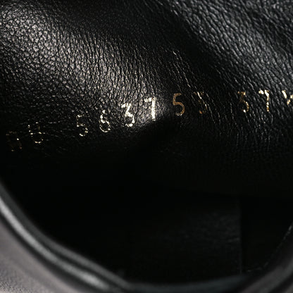 Saint Laurent Calfskin Opyum Ankle Boots 37.5 Black 8 of 9