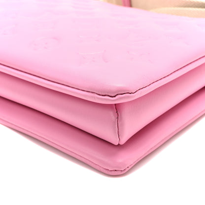 Louis Vuitton Lambskin Embossed Monogram Coussin PM Rose Bonbon 9 of 9