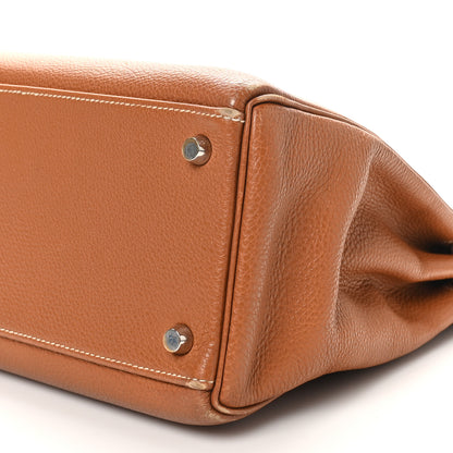 Hermes Courchevel Kelly Retourne 32 Gold 10 of 12