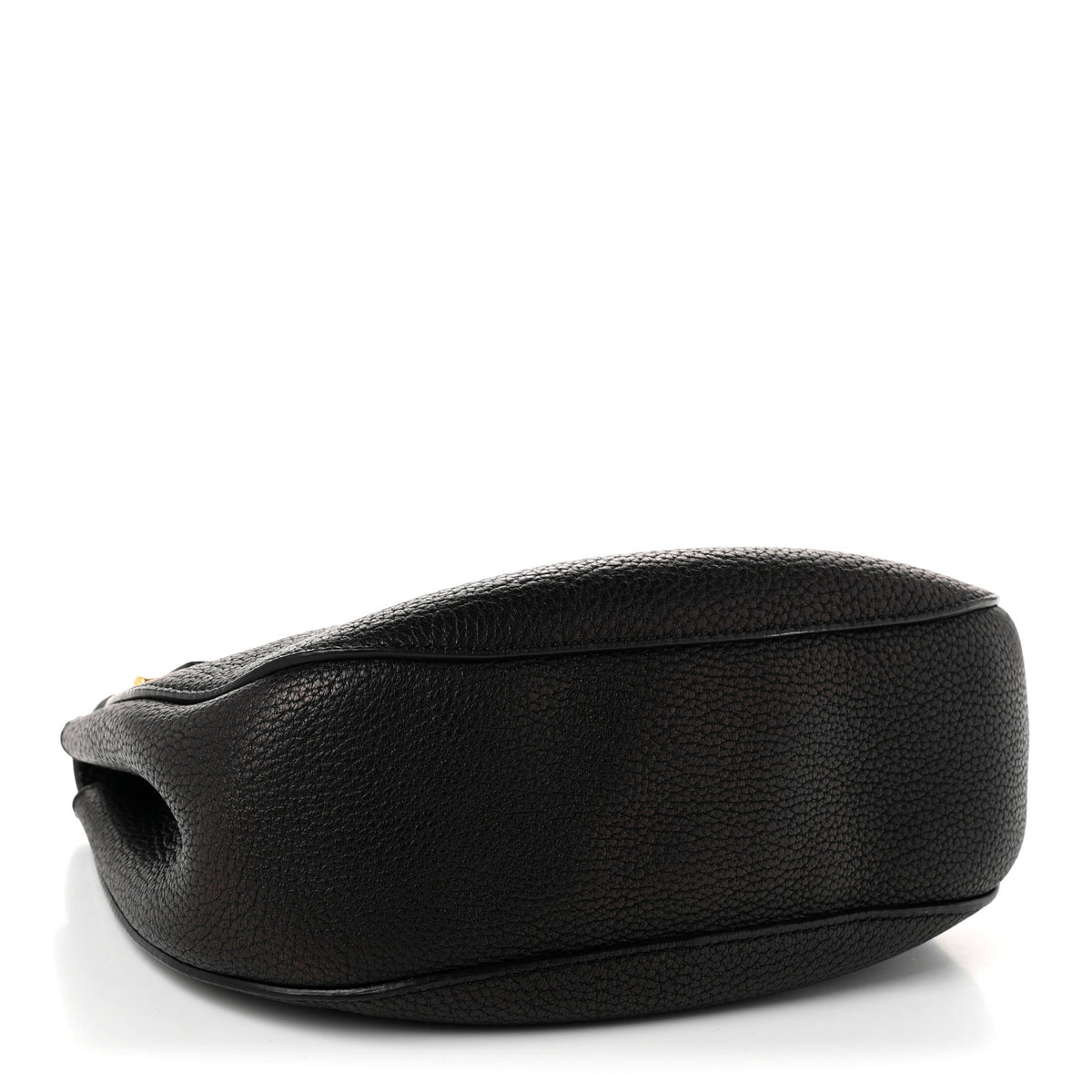 Grained Lambskin Drew Shoulder Bag Black