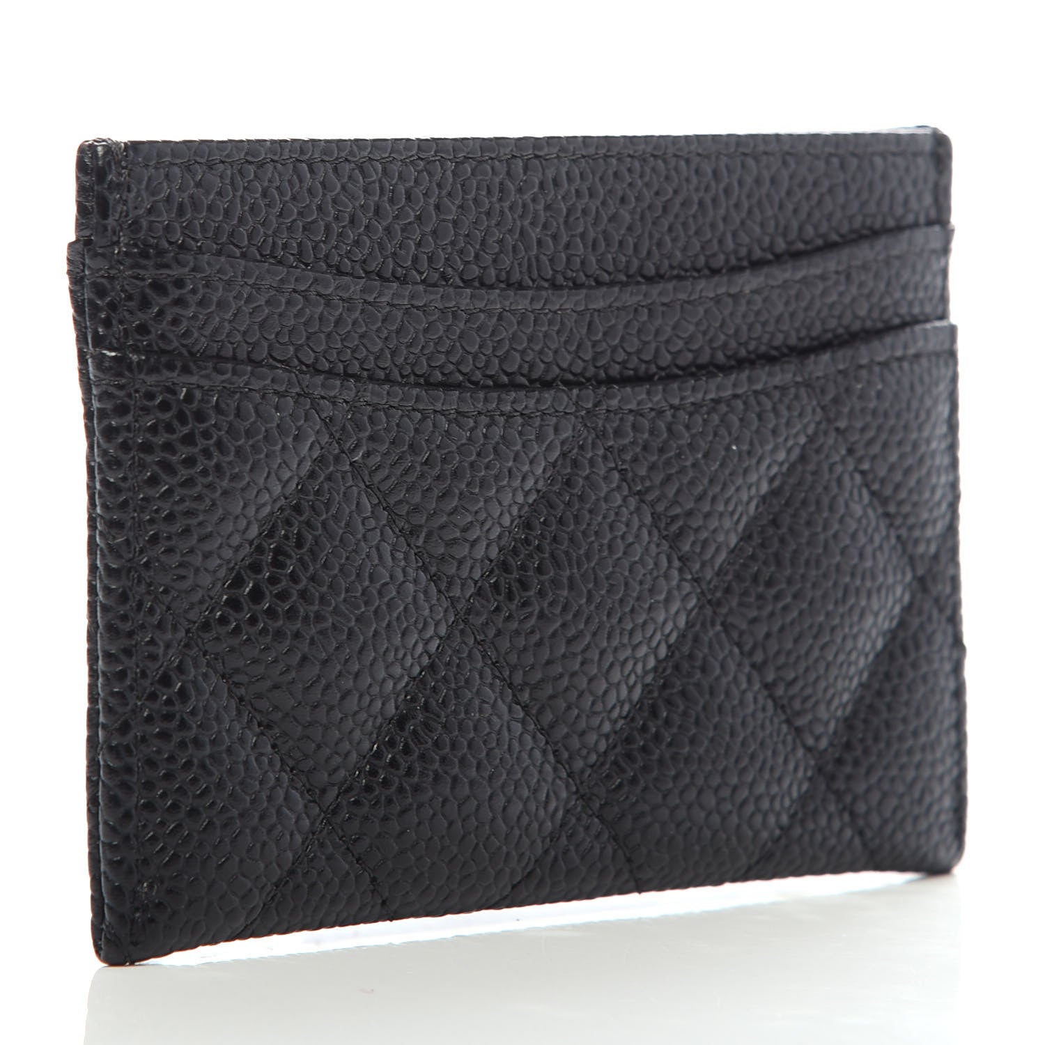 Chanel Caviar Quilted Card Holder Black 3 of 9
