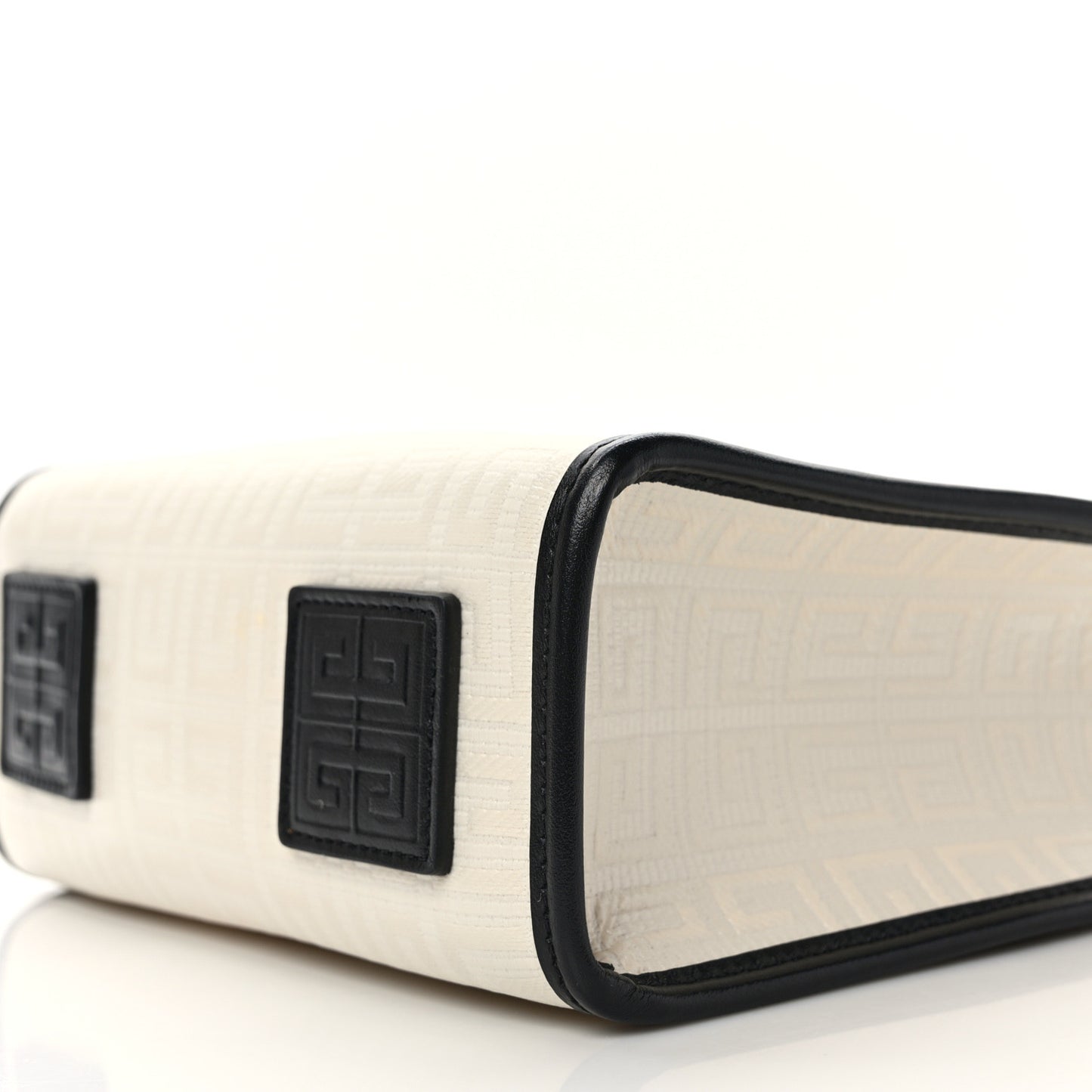 Canvas Mini G-Tote White Black