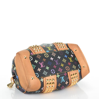 Louis Vuitton Monogram Multicolor Courtney MM Black 4 of 6