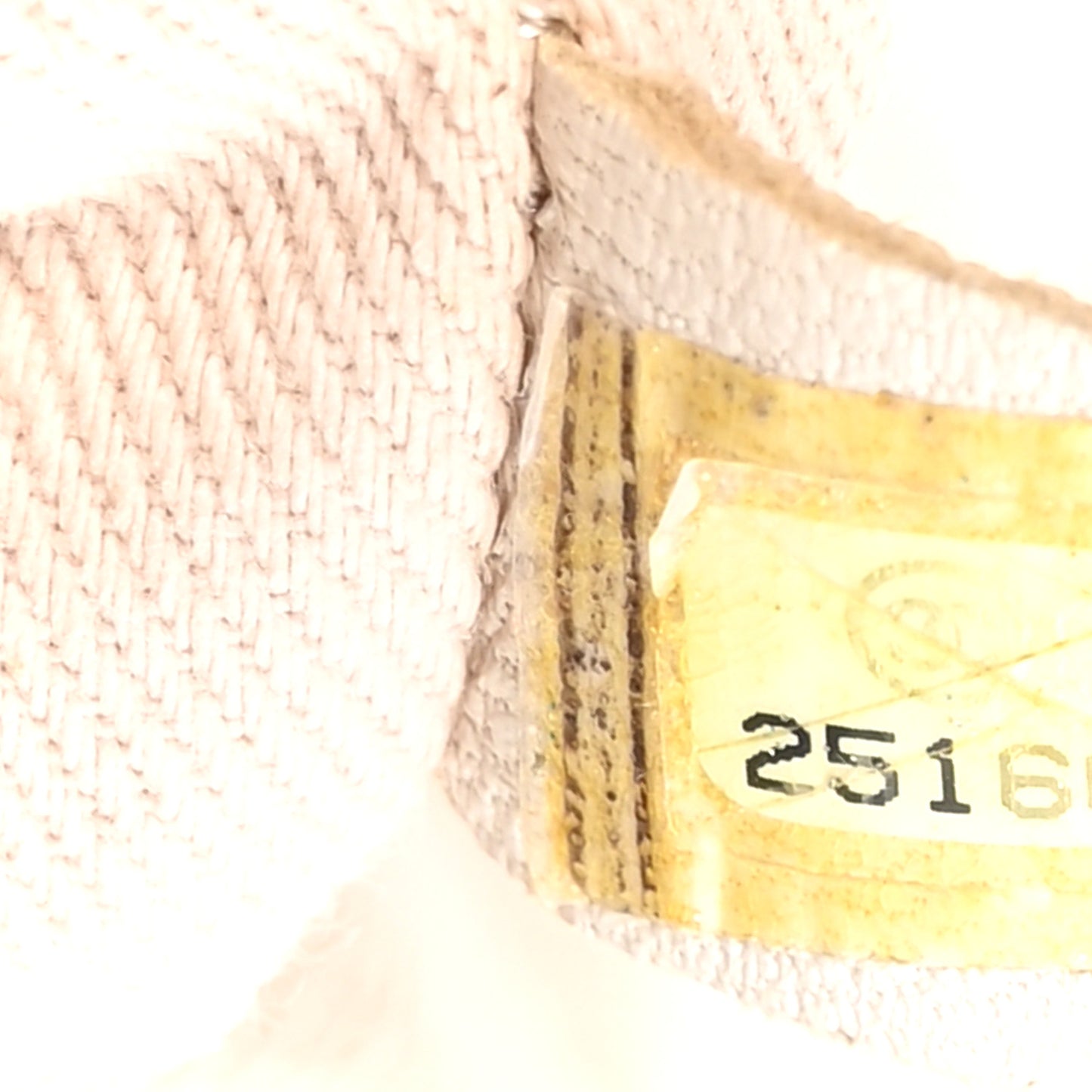 Mixed Fibers Calfskin Medium Deauville Tote Light Beige