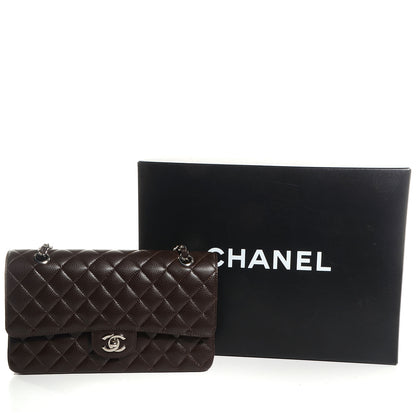 Chanel Caviar Quilted Medium Double Flap Brown 4 of 9