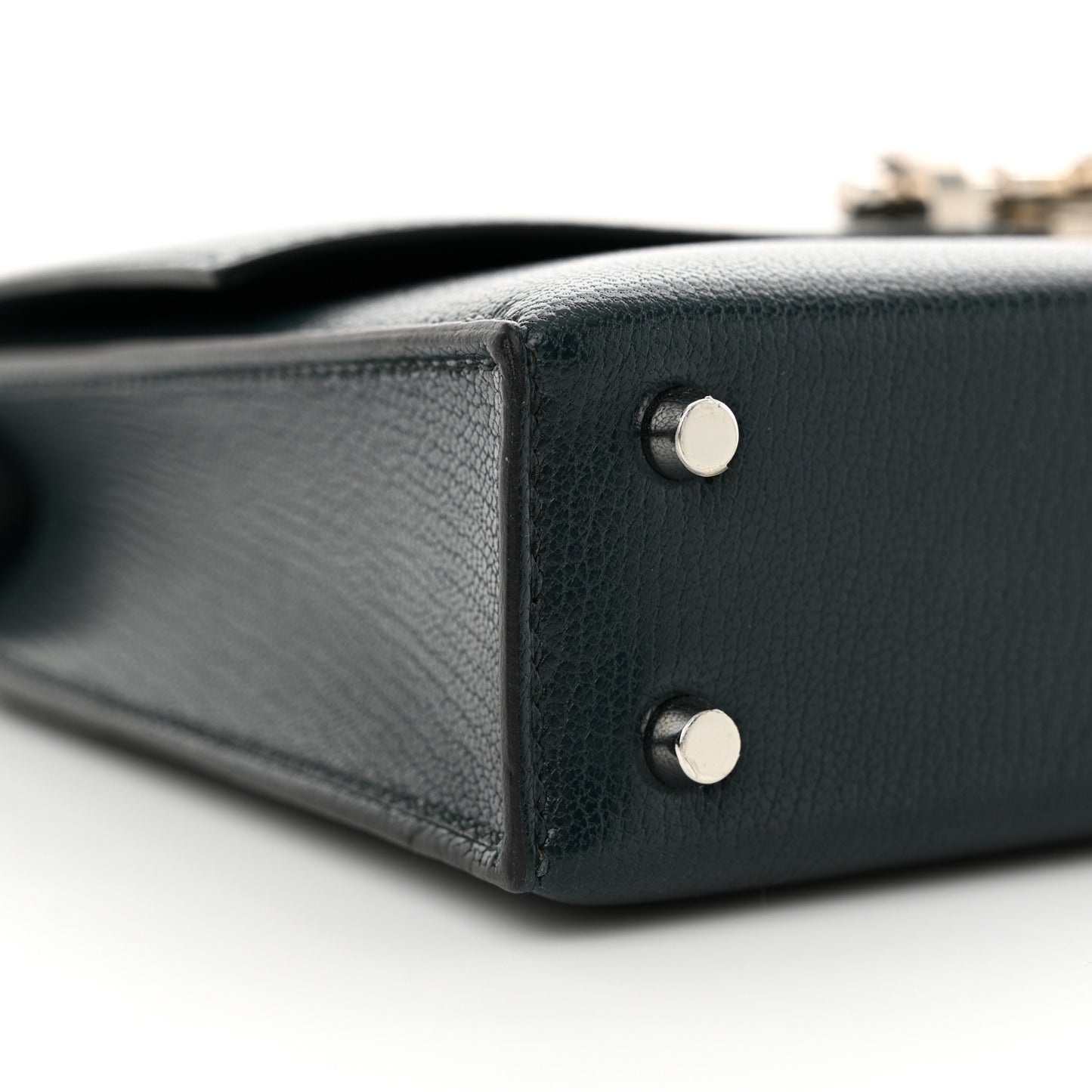 Chevre Chamkila Mini Verrou Chaine Bag Vert Bosphore