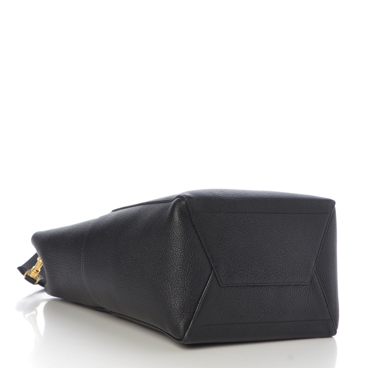 Celine Goatskin Sangle Bucket Bag Black 4 of 6
