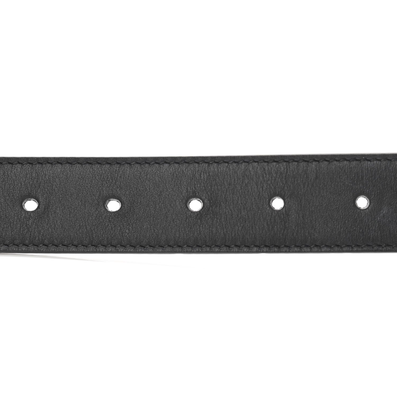 Gucci Calfskin Double G 30mm Belt 85 34 Black 6 of 8