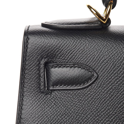 Hermes Epsom Kelly Sellier 28 Black 13 of 37