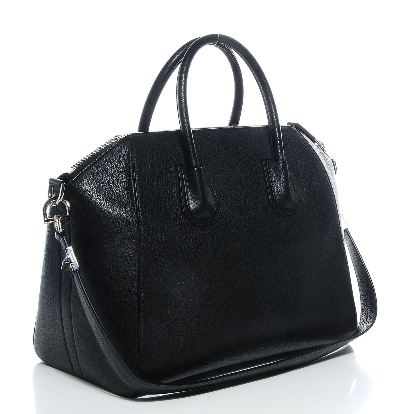 Sugar Goatskin Medium Antigona Black