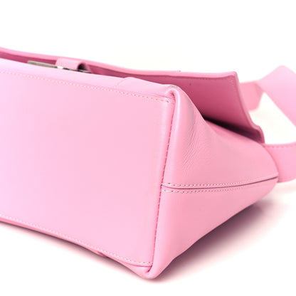 Balenciaga Semi Shiny Smooth Calfskin Small Downtown Shoulder Bag Candy Pink 11 of 14