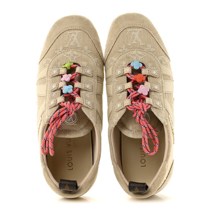 Louis Vuitton Monogram Denim LV Sneakerina 36 Greige 2 of 10